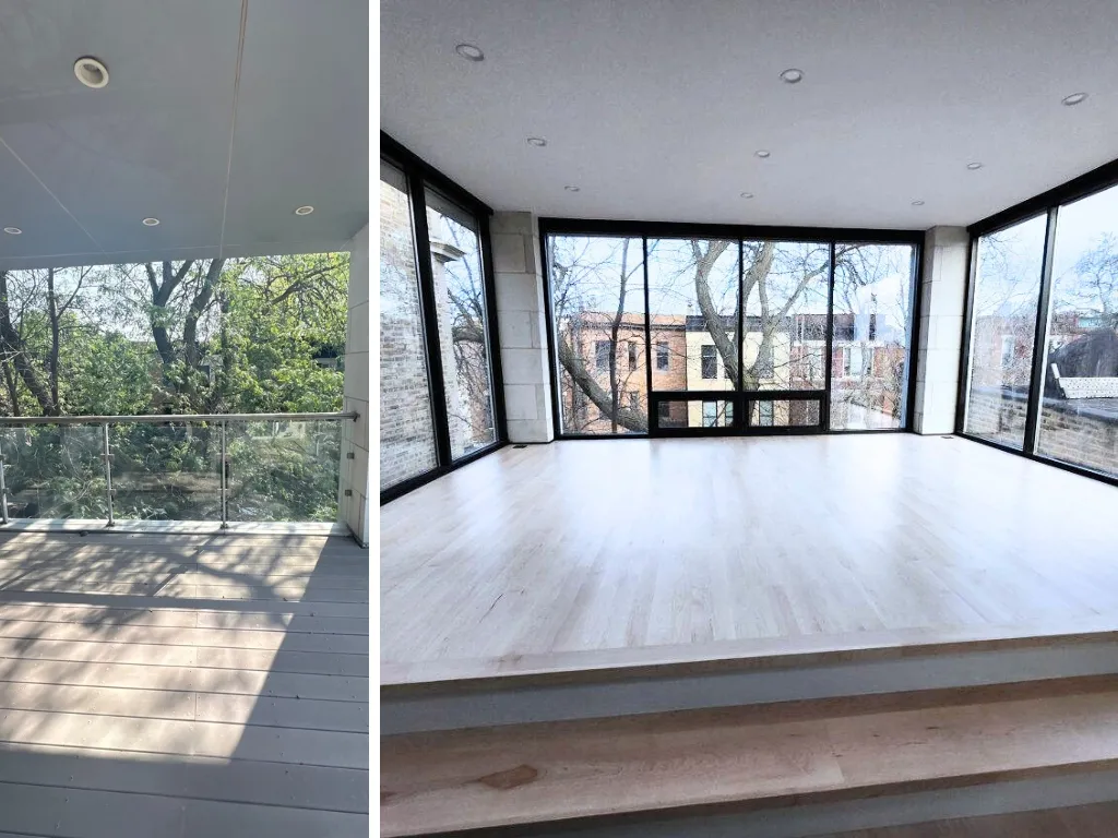 Logan Square outdoor to indoor conversion by Wood Contracting