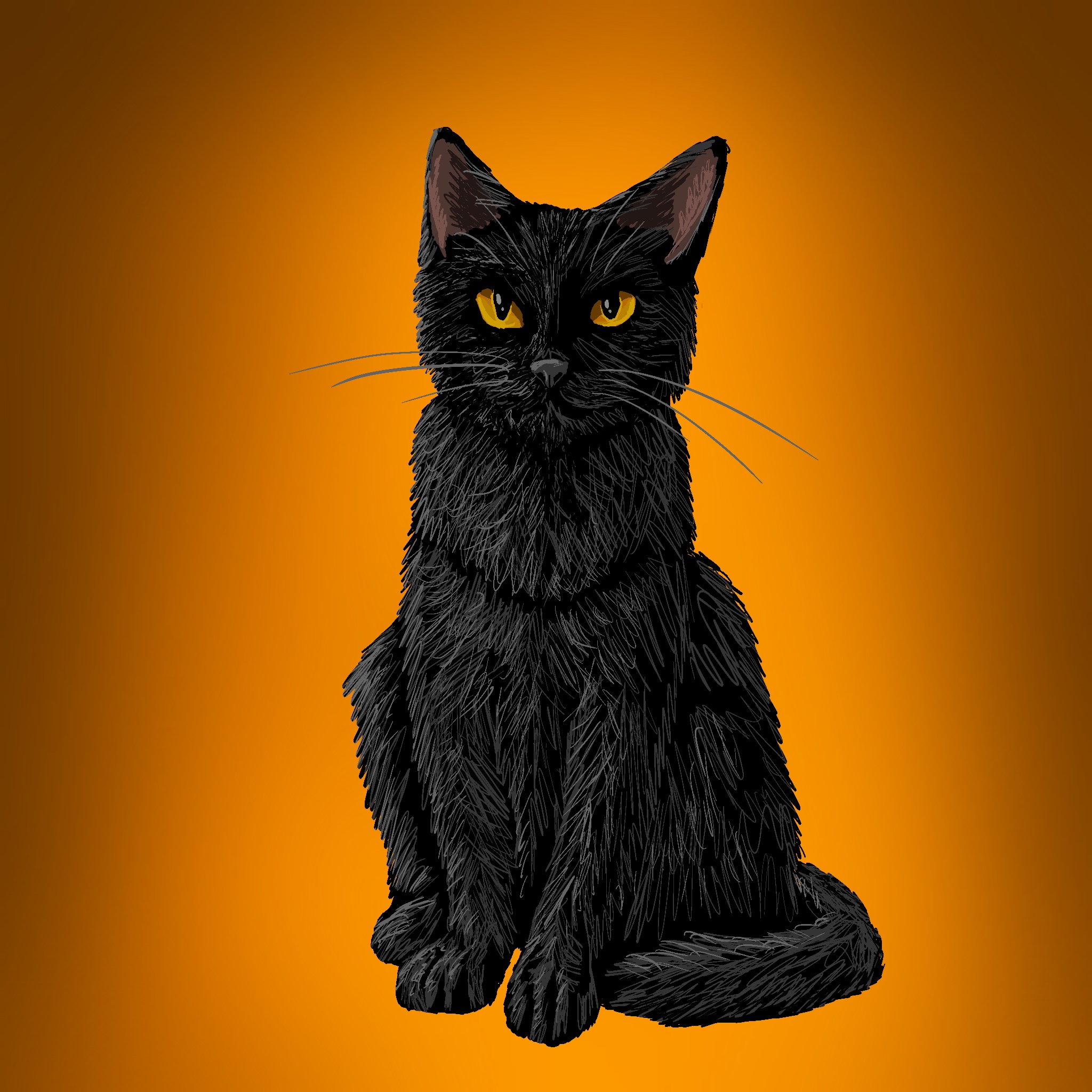 Illustration of a cat.