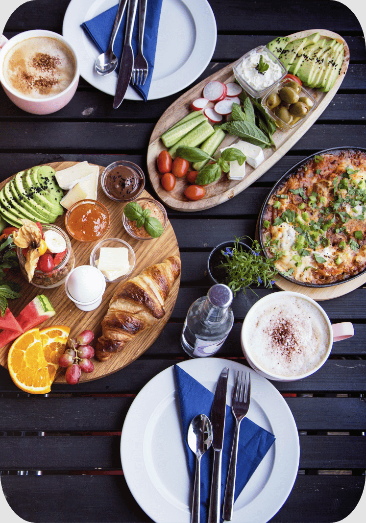 Veganes und vegetarisches Frühstück im Cafe stay awesome – Hotel Kleiner Markt