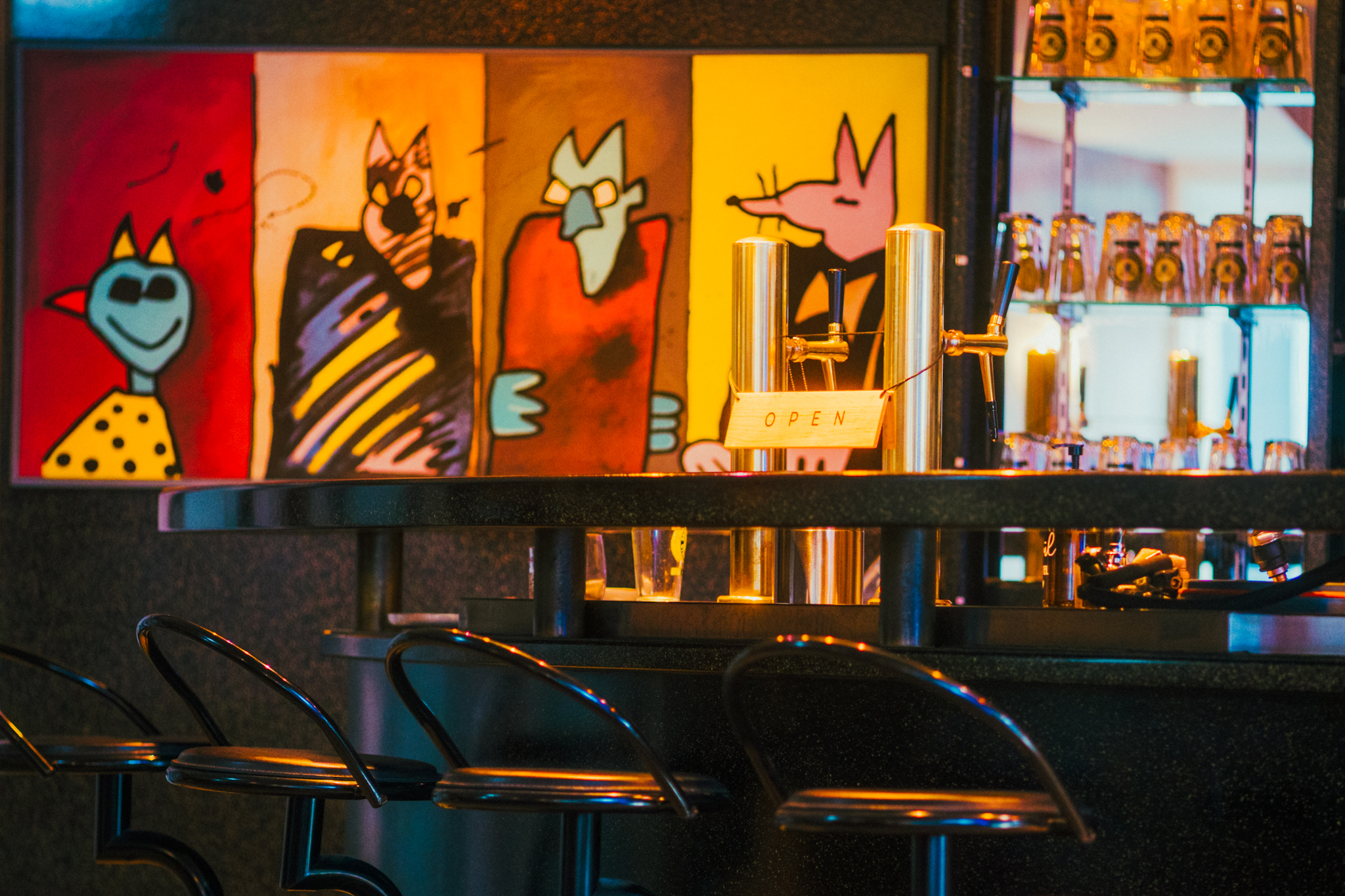 Kulturcafé und Bar im Kulturhotel Hessenland – Vorteil der Stadtpark Apartments Kassel