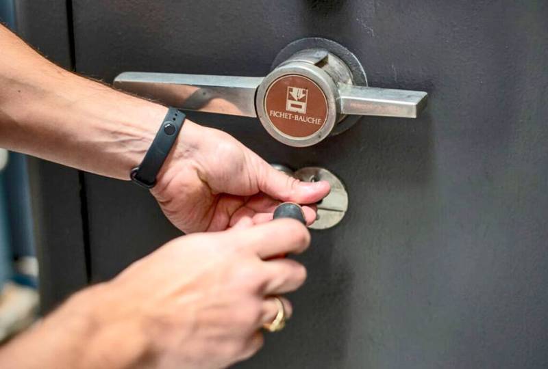 Ouverture coffre-fort par serrurier