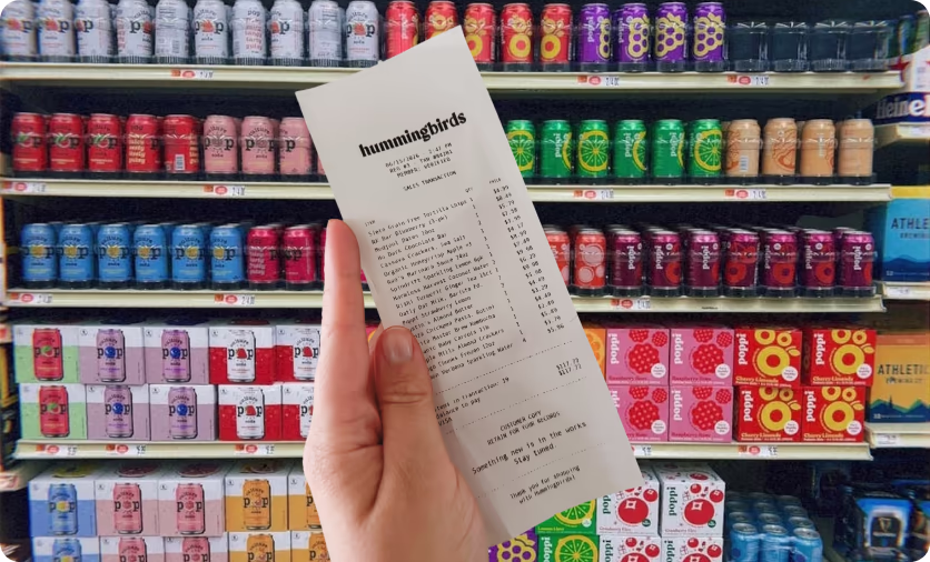 Try and snap receipt