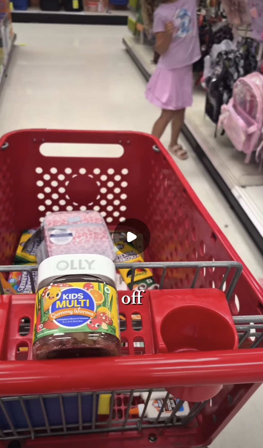 OLLY back-to-school creator content across retailers