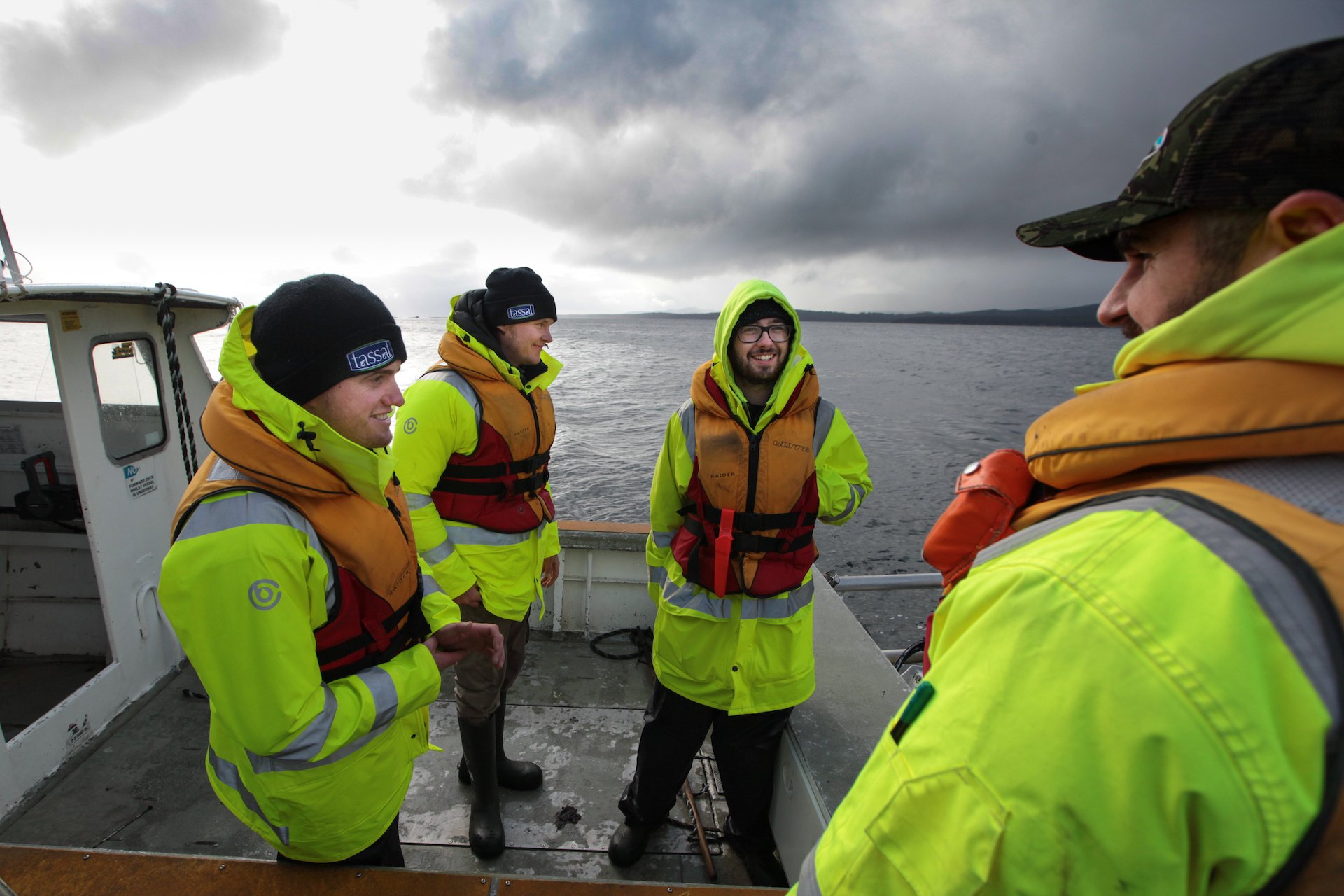 Tasmanian salmon farming community engagement