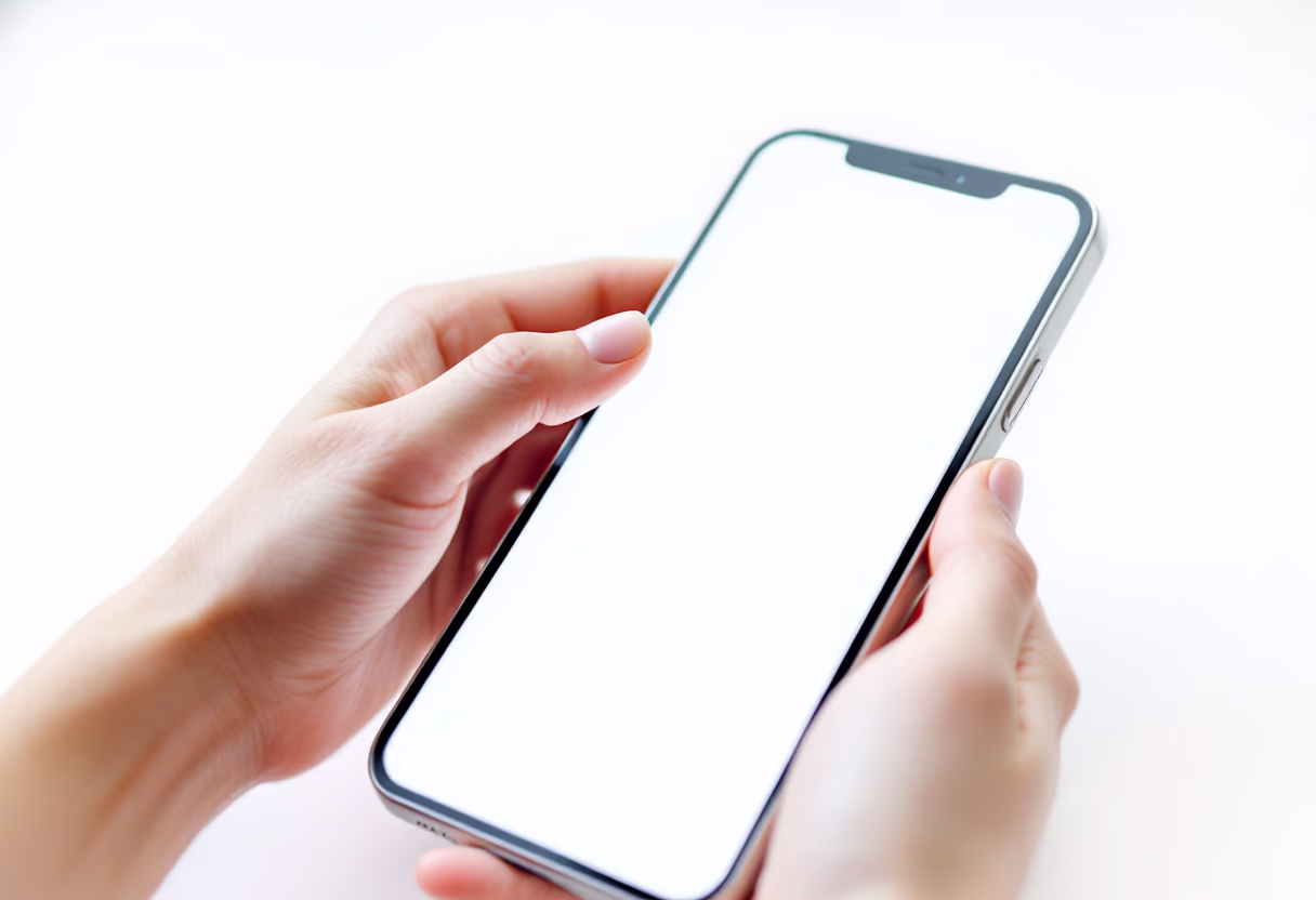 image of a person using social media on a smartphone (for a social media and communication)