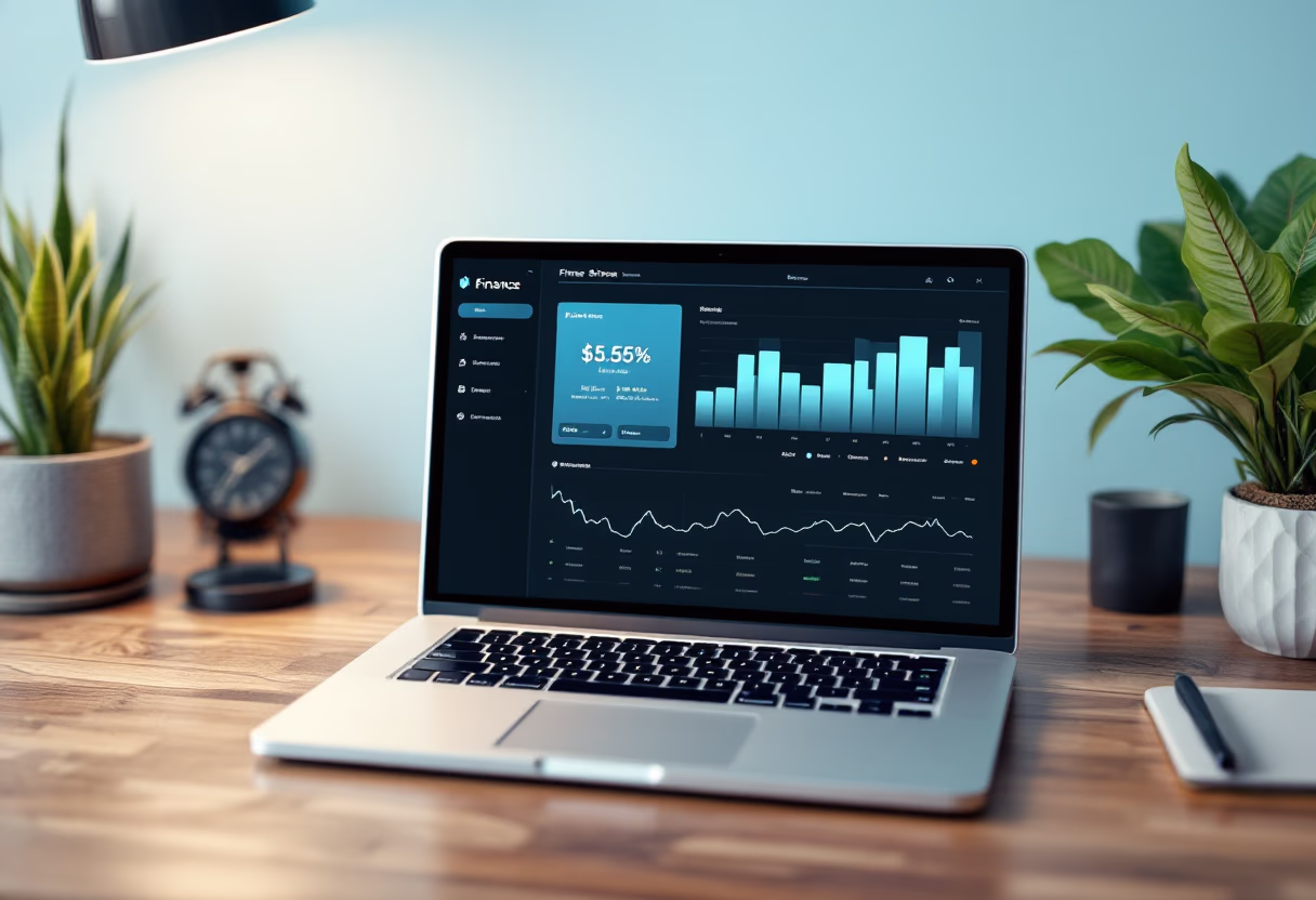 [interface] image of finance software in use