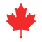 Red maple leaf icon symbolizing Canada.