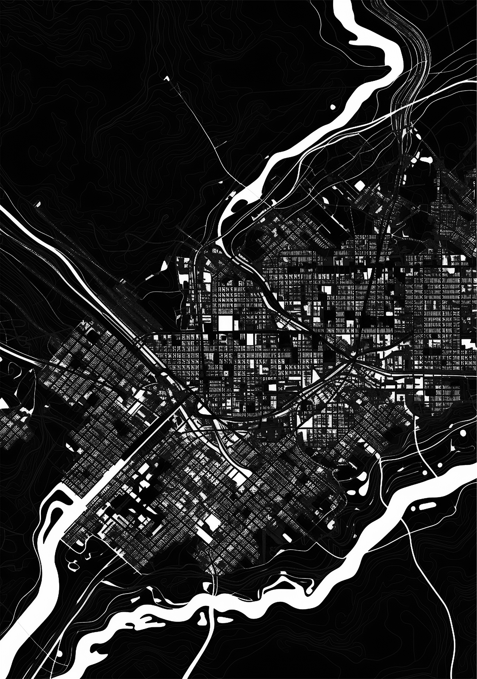 Aerial view of the OTTAWA showing the location of the CoreGuard warehouse and distribution center.