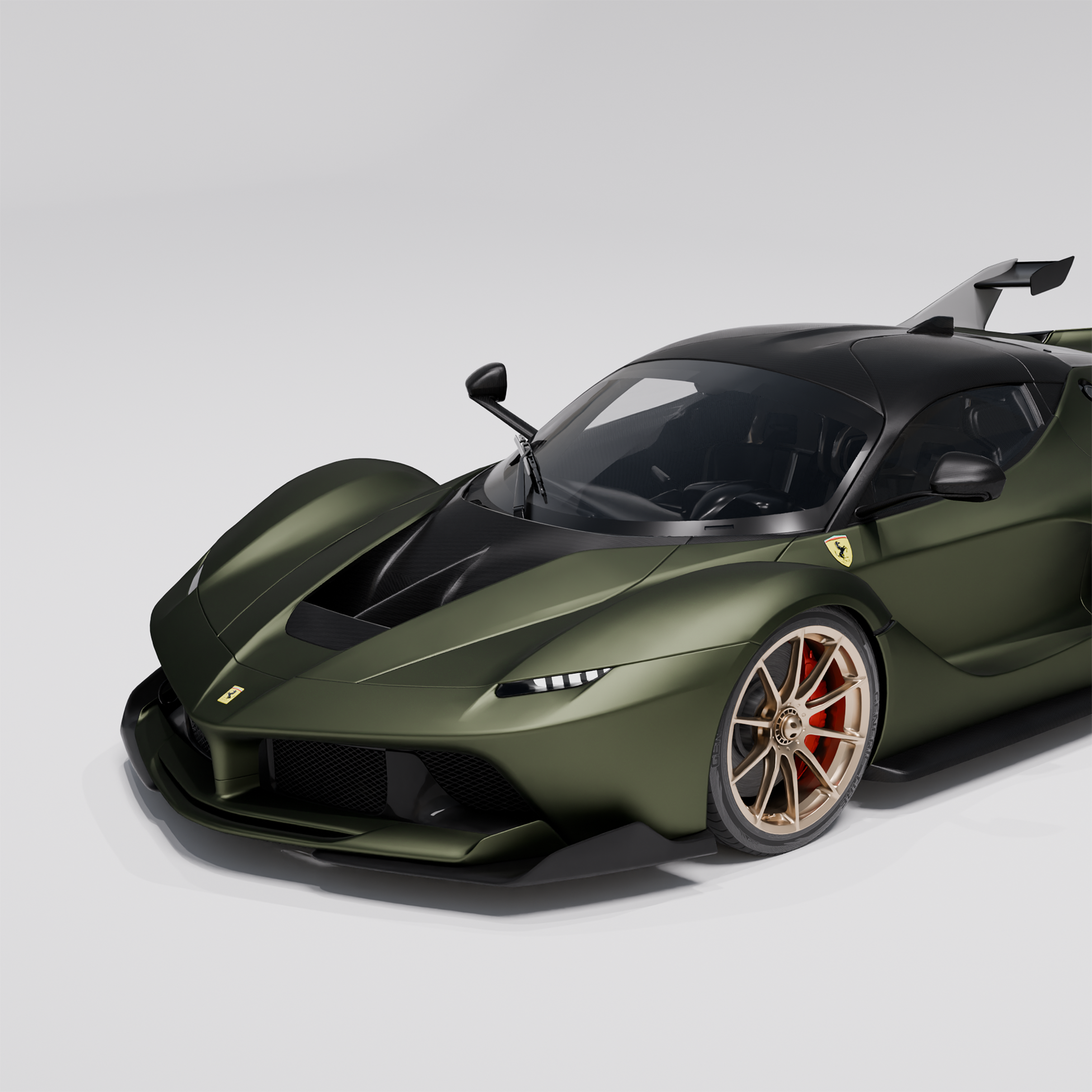 Man applying black vinyl wrap to a car door using a pink squeegee tool.