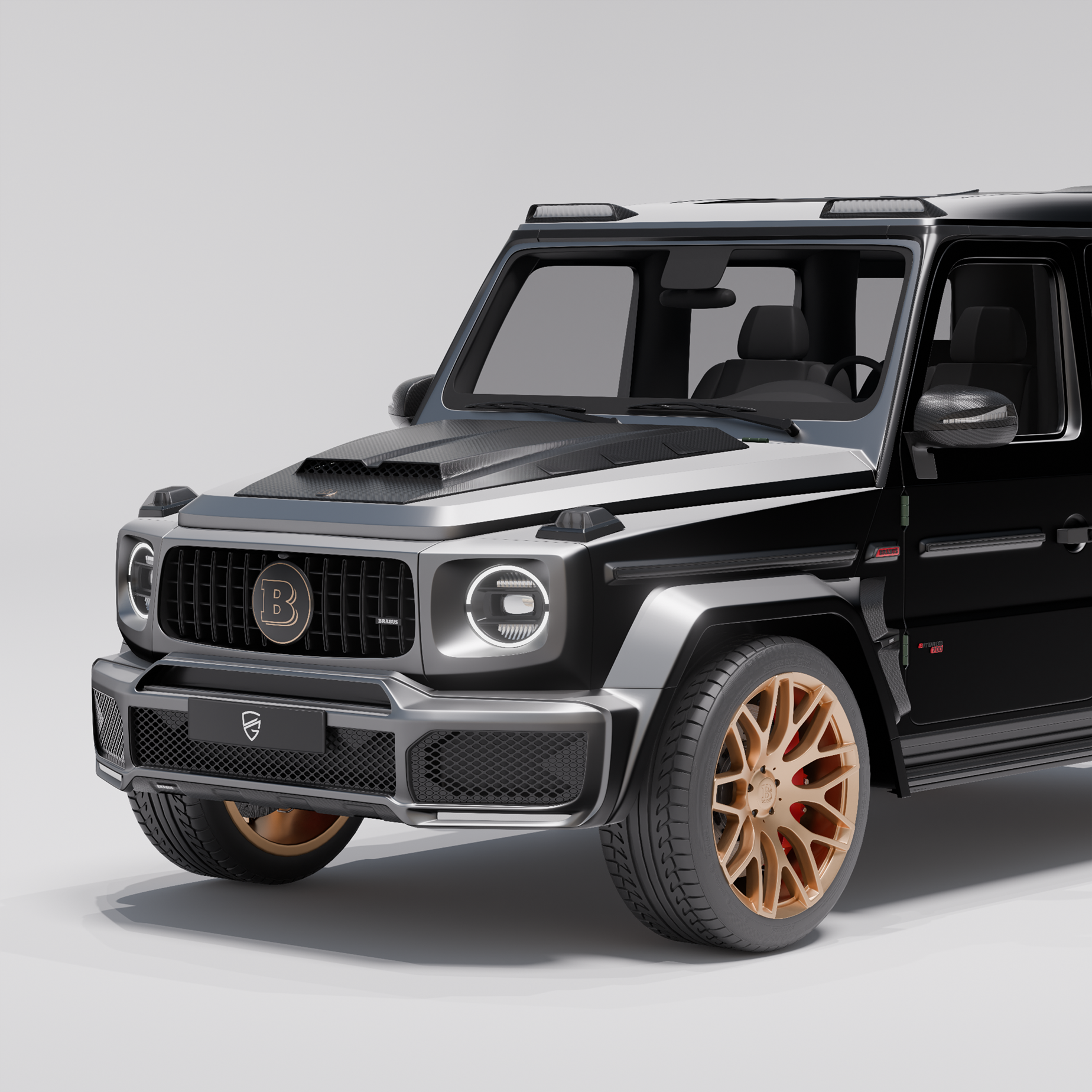 Man applying black vinyl wrap to a car door using a pink squeegee tool.