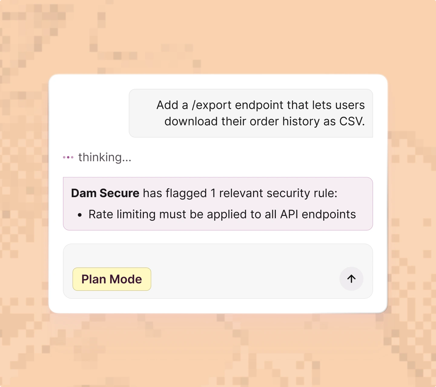 Secure specification generation interface