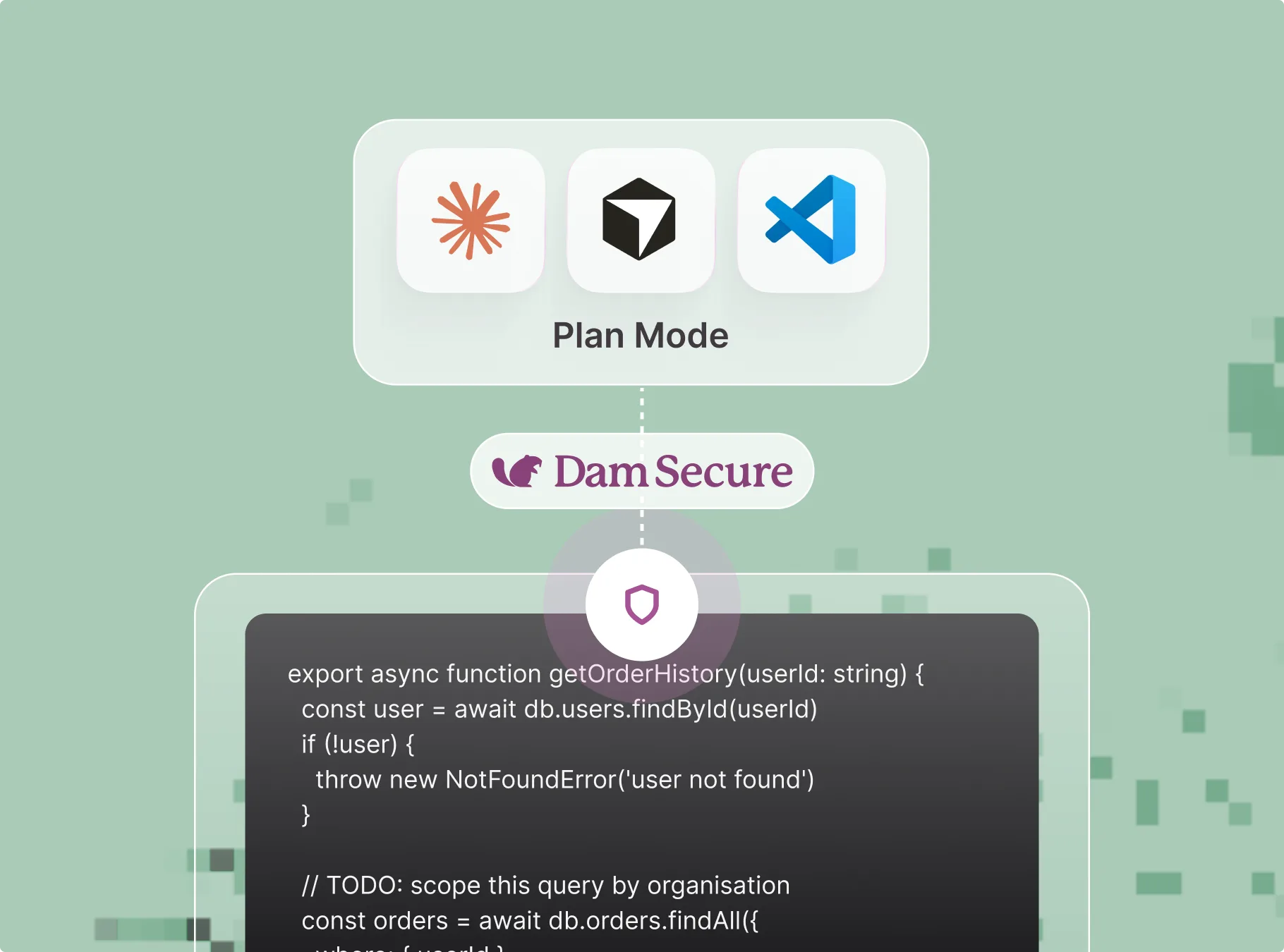 Secure specification interface, view 1
