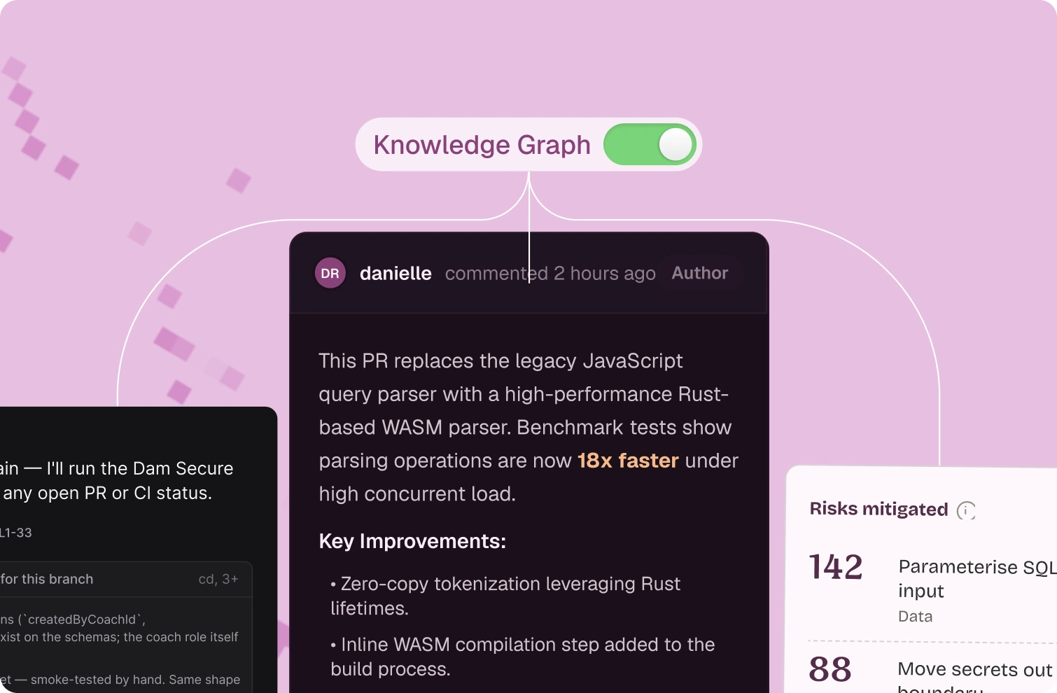 Knowledge graph interface, view 3