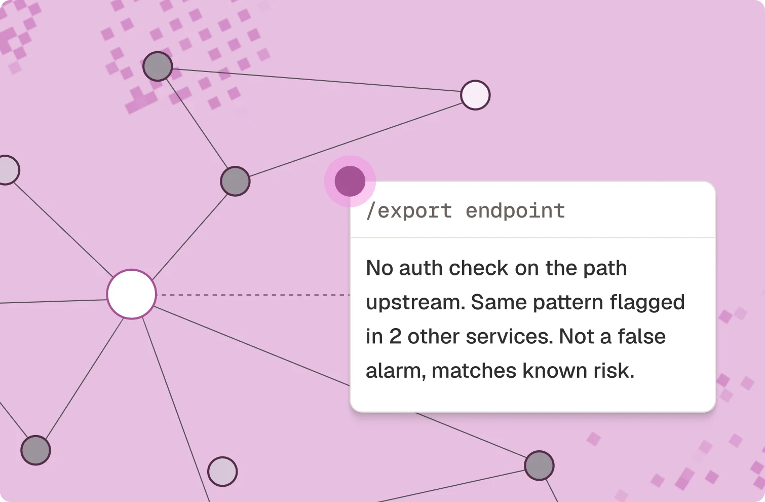 Security scanning interface, view 3