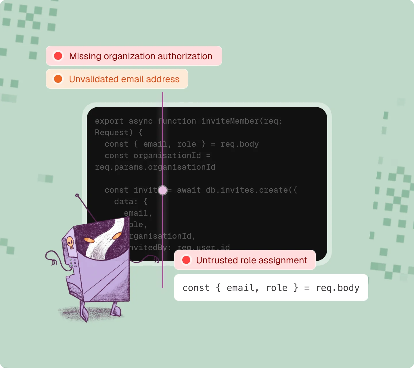 Vulnerability scanner interface