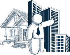 Pre-leased rental assets investment icon