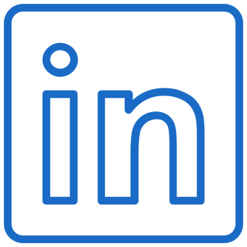 Logo LinkedIn avec lien vers la page LinkedIn du restaurant La Cour