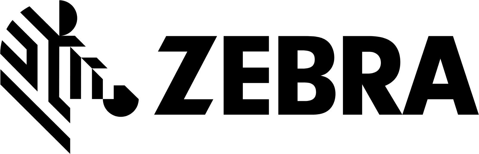 Illustration of two zebras standing side by side, facing right, with black and white stripes.