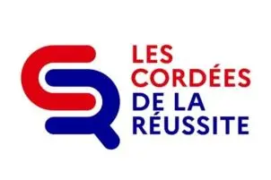 Logo officiel des Cordées de la réussite, programme de tutorat et d'accompagnement dont l'Atelier du Savoir-Vivre est partenaire pour favoriser l'égalité des chances.
