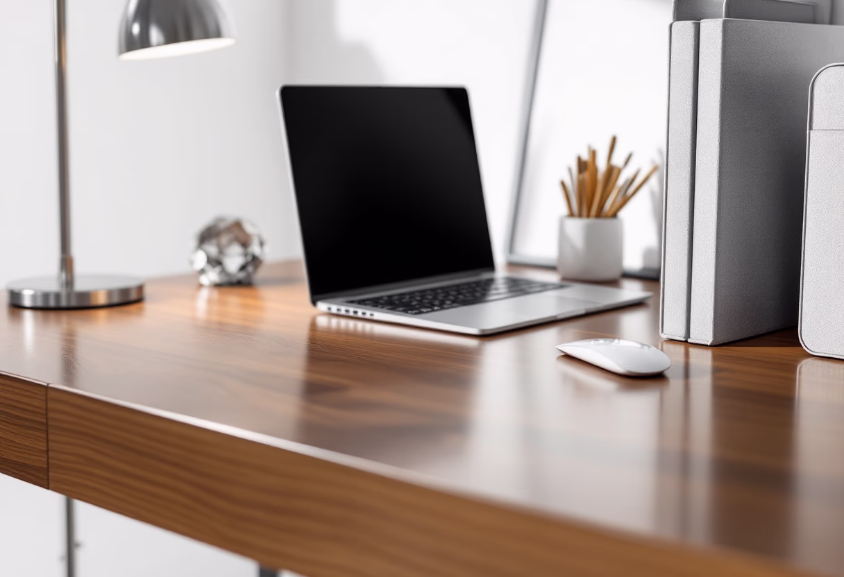 image of elegant office desk