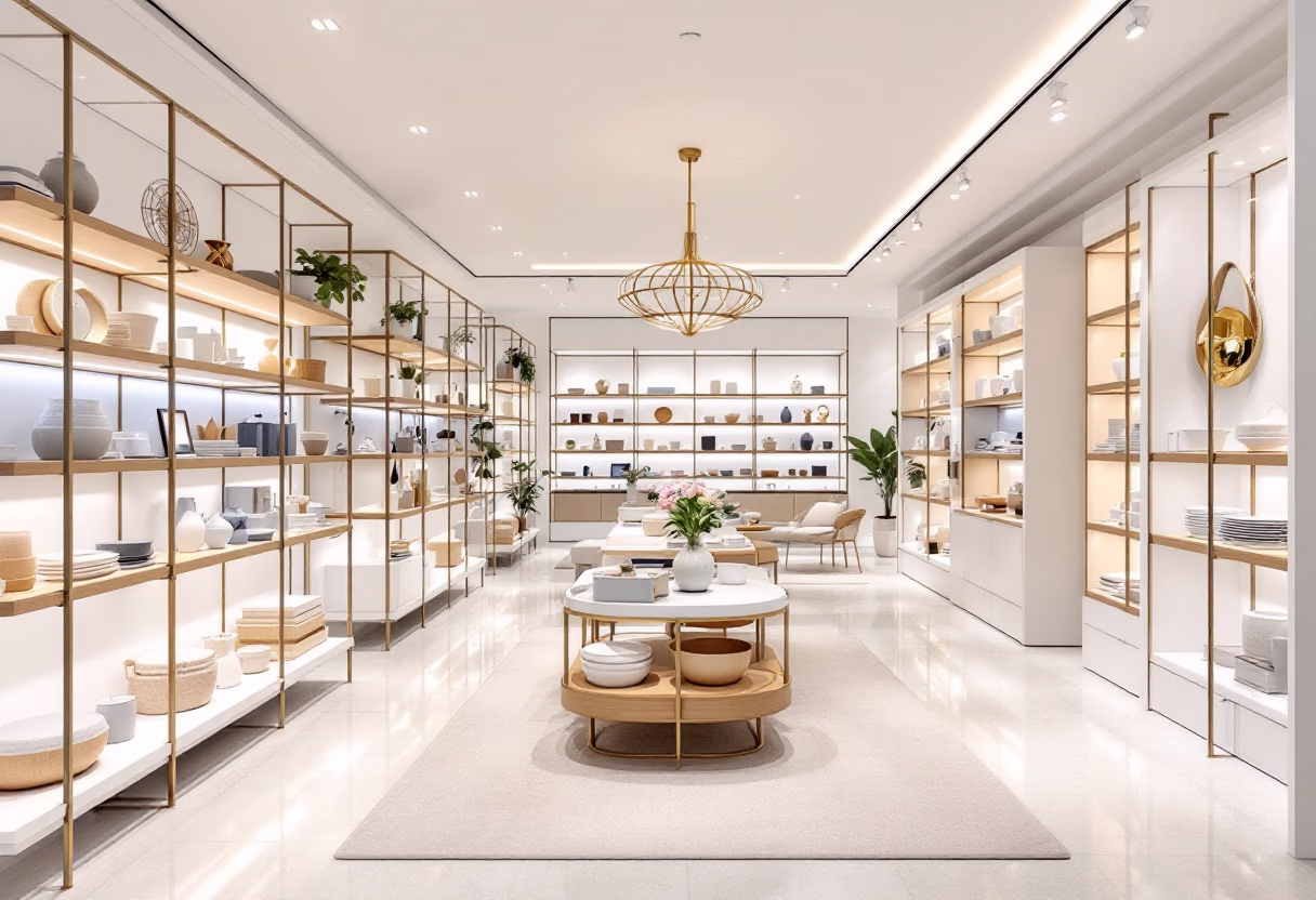 [background image] image of the store location (for a home goods store)