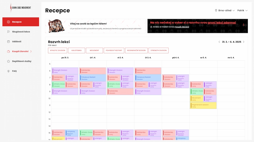 Rezervační systém