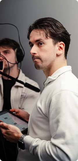 Interviewopname voor professionele contentproductie