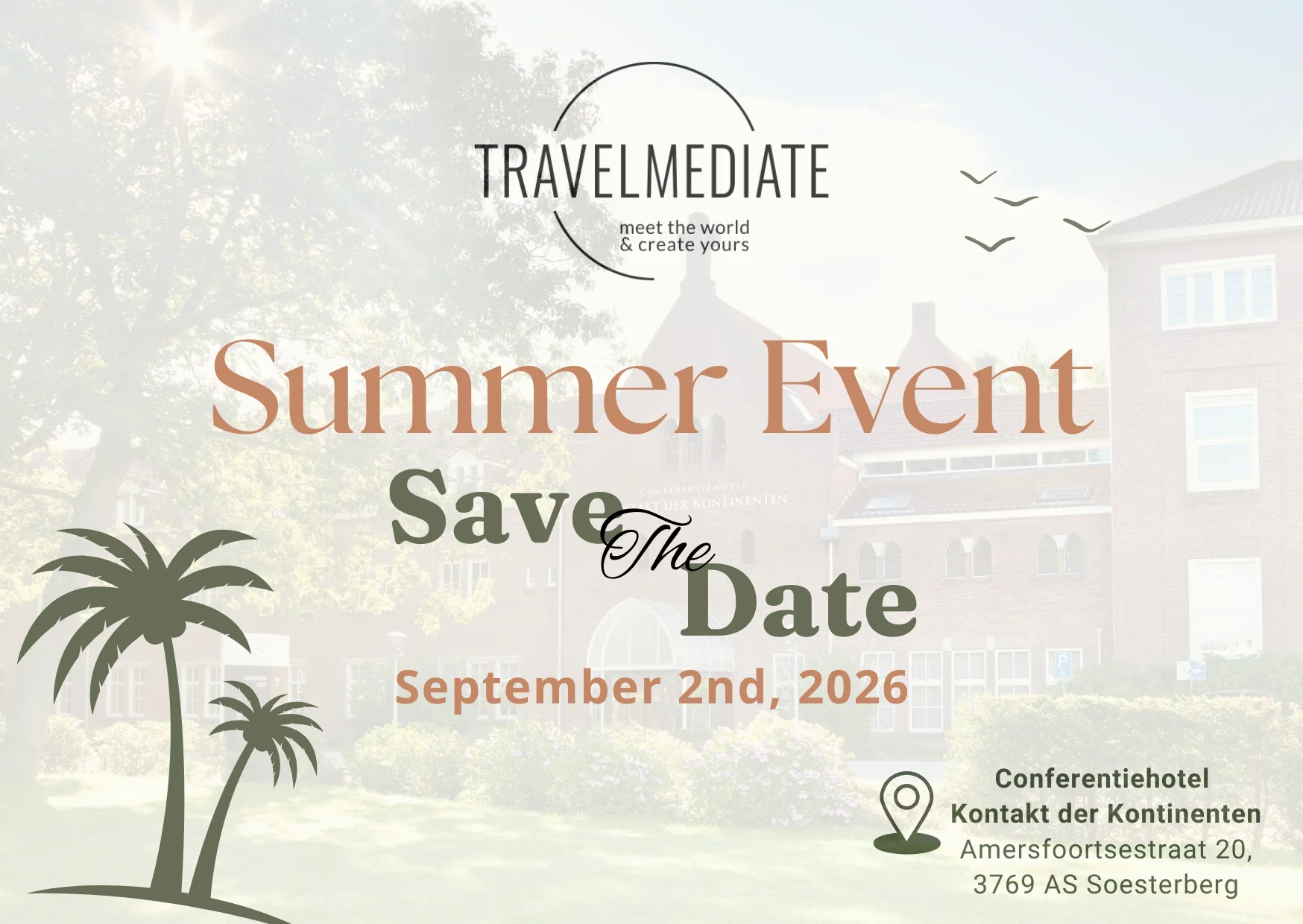 Travelmediate Summer Event 2026 banner — Montenegro Concierge DMC networking event
