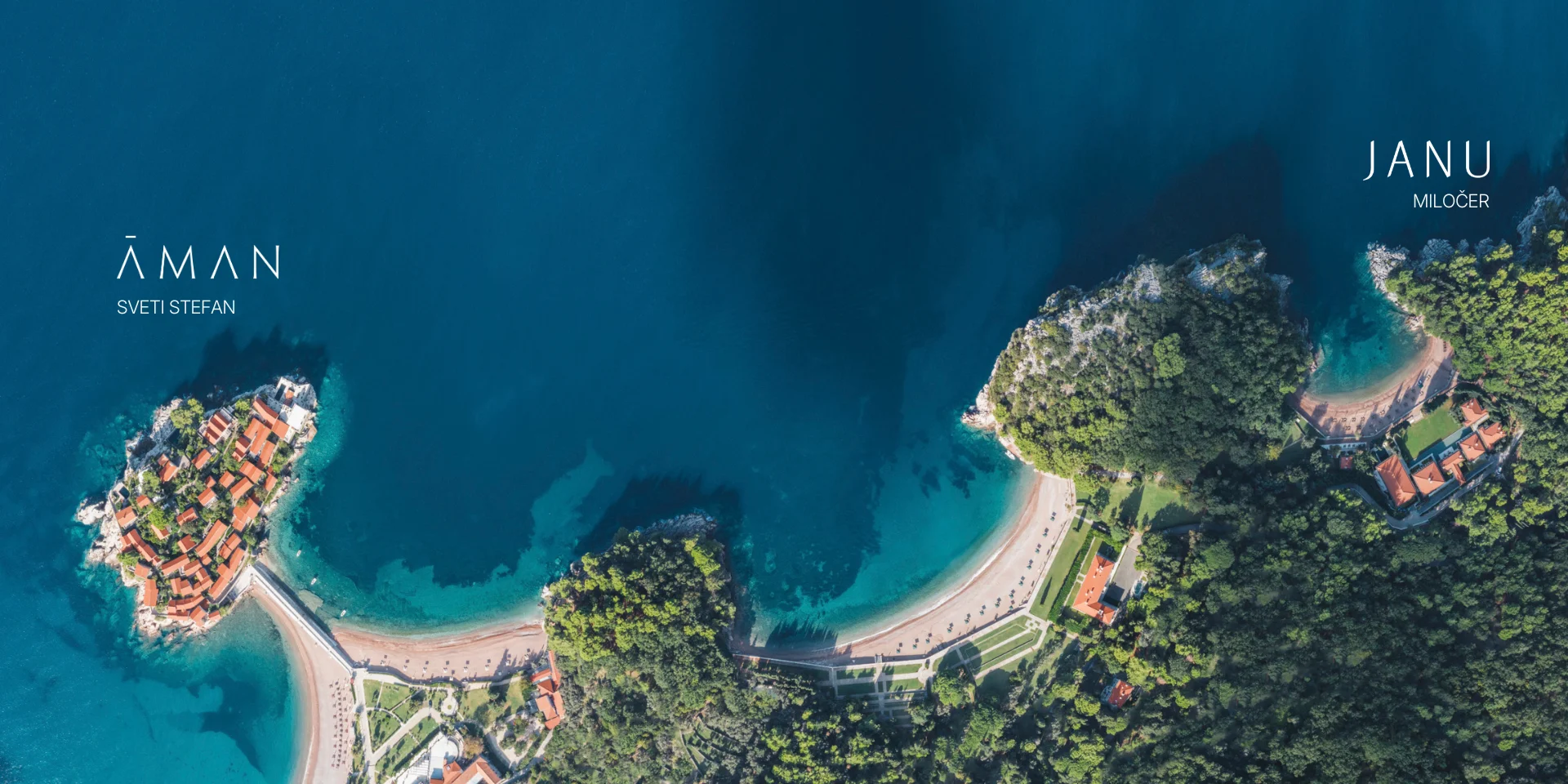 Aman Sveti Stefan and Miločer — the coastal setting for the new Janu Montenegro hotel