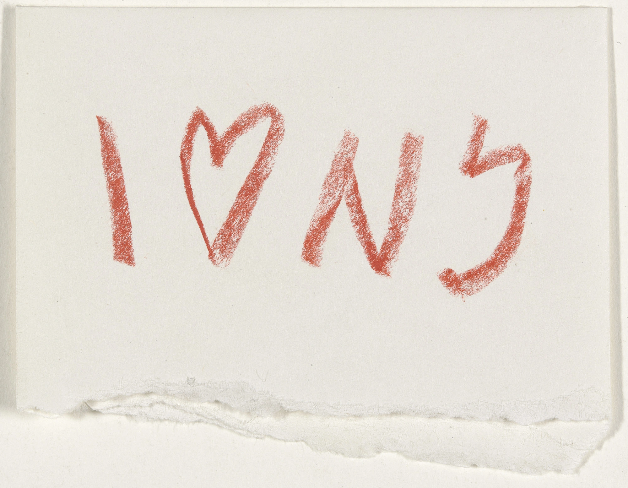 I ♥ NY concept sketch , 1976
