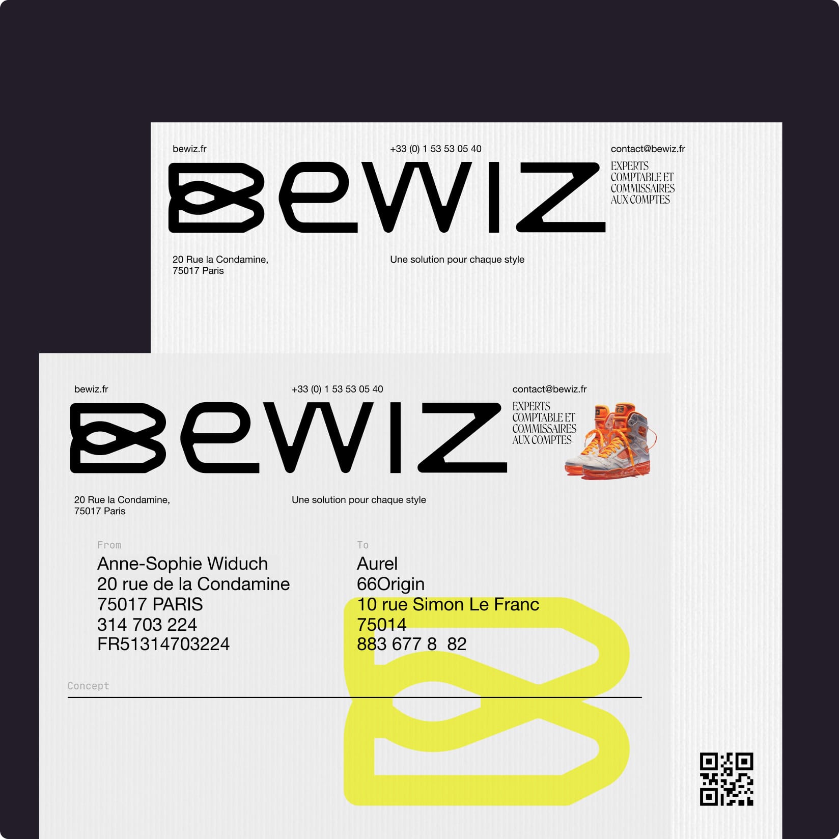 Cartes de visite Bewiz