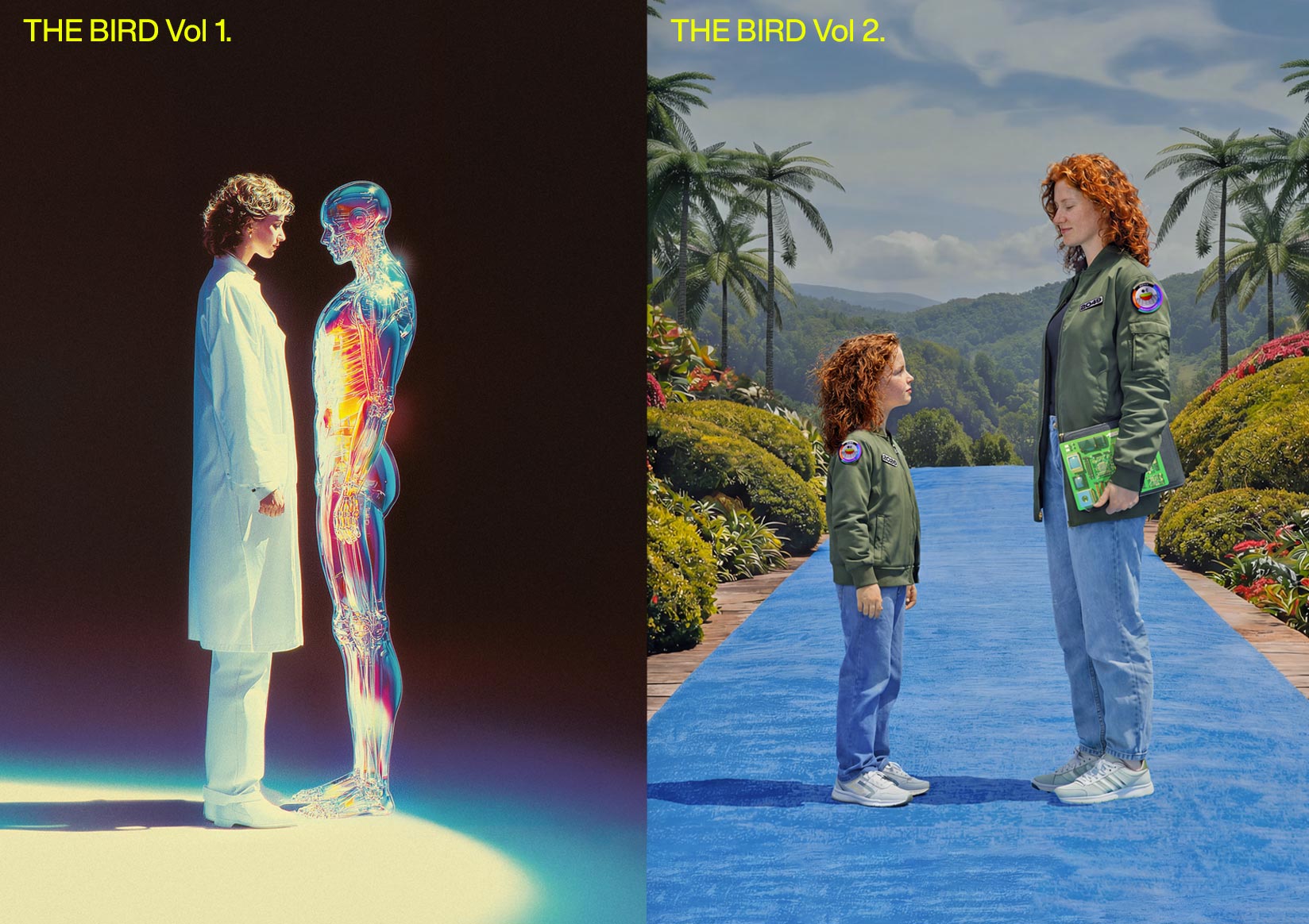 Les couvertures de The Bird V1 & The Bird V2