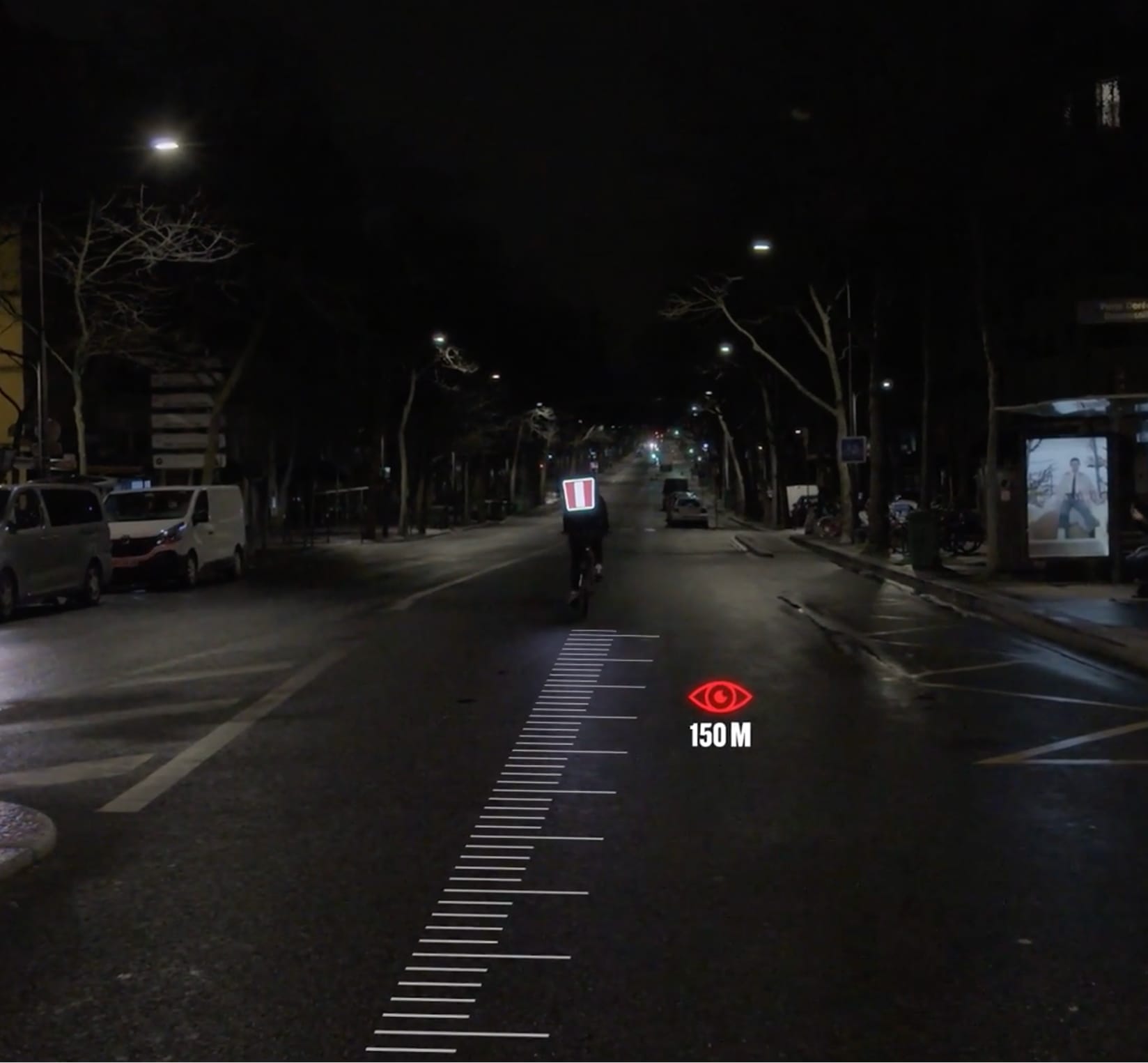 Coursier avec un Bag Delivery Safe