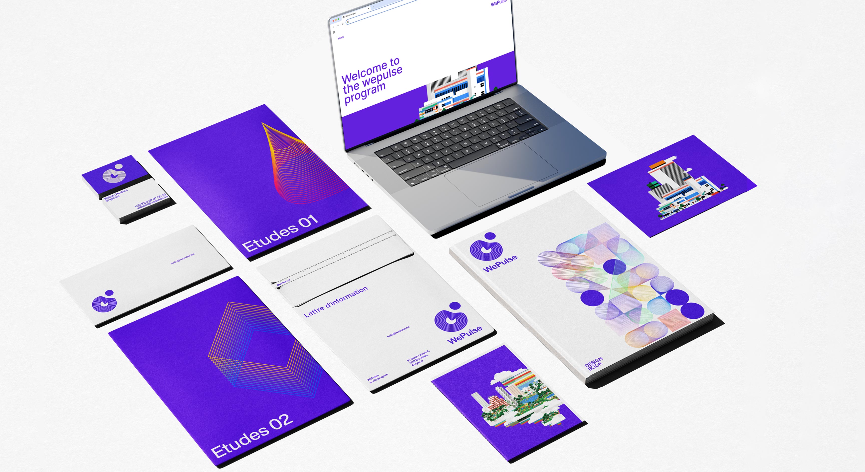 Tous les élements de communication du Projet We Pulse