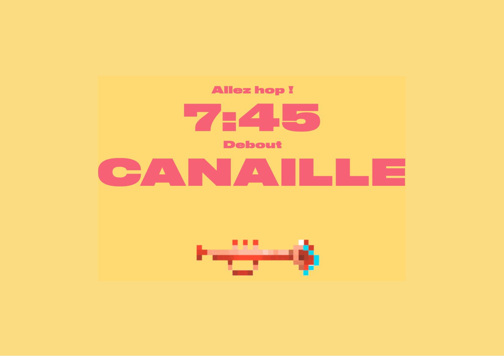 Visuel pour la fonctionnalité Réveil du Monimalz