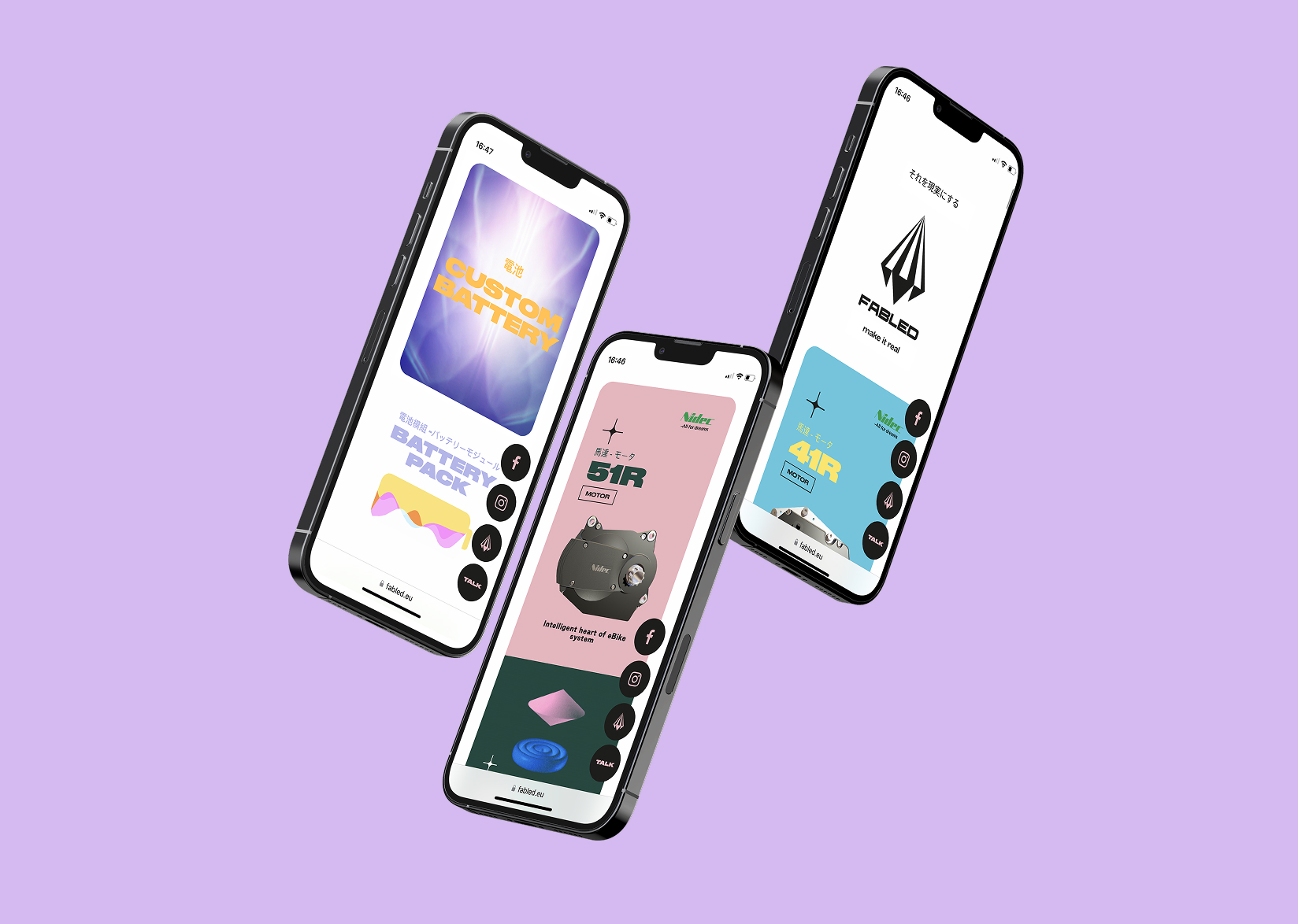Site mobile Fabled