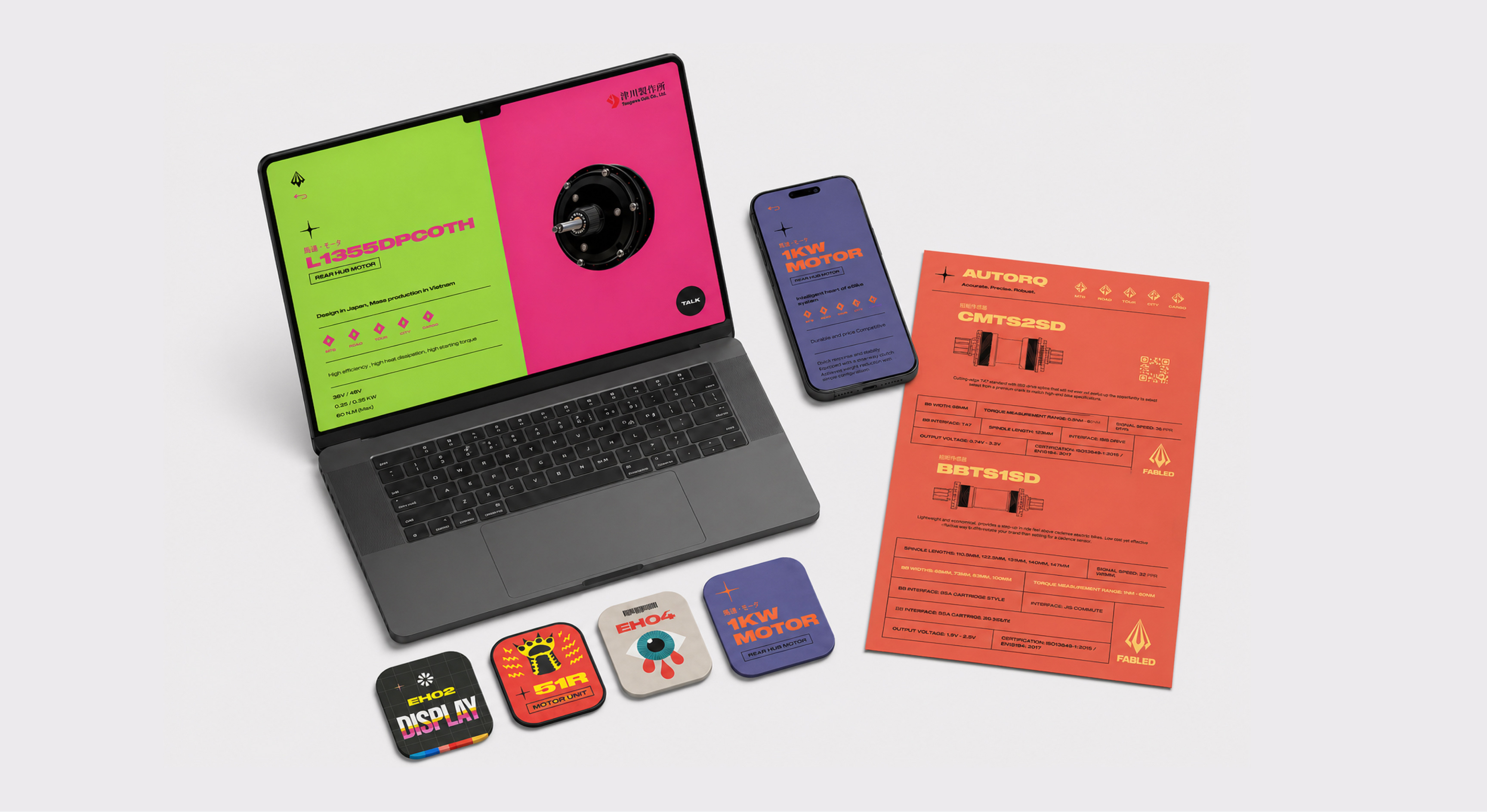 Les produits sur tous les devices et affiches
