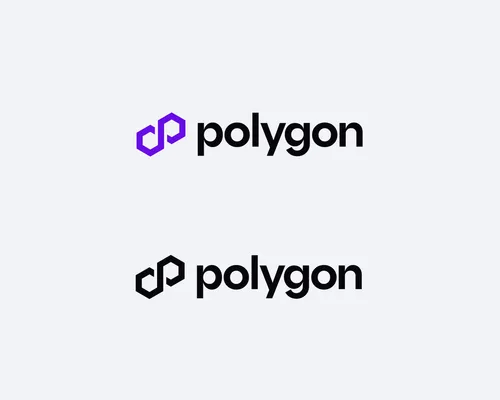 Polygon logo in white background