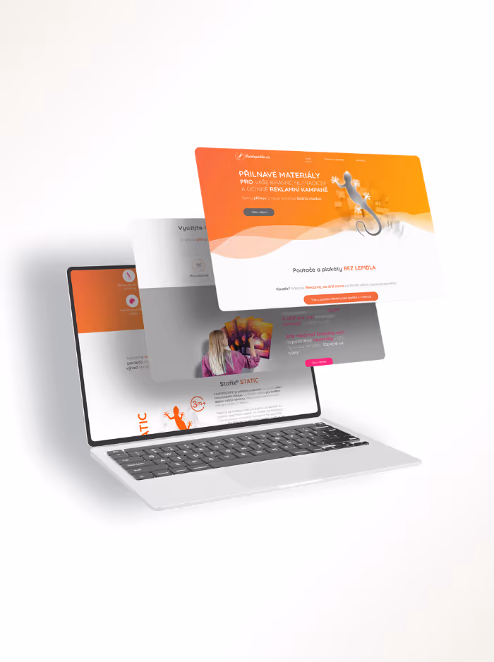 Bezlepidla.cz design showcase