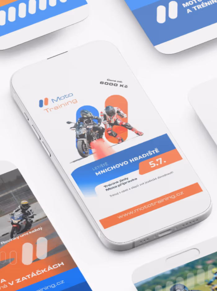 Moto Training design showcase
