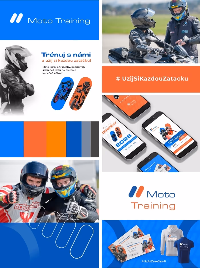 moto training brand visual