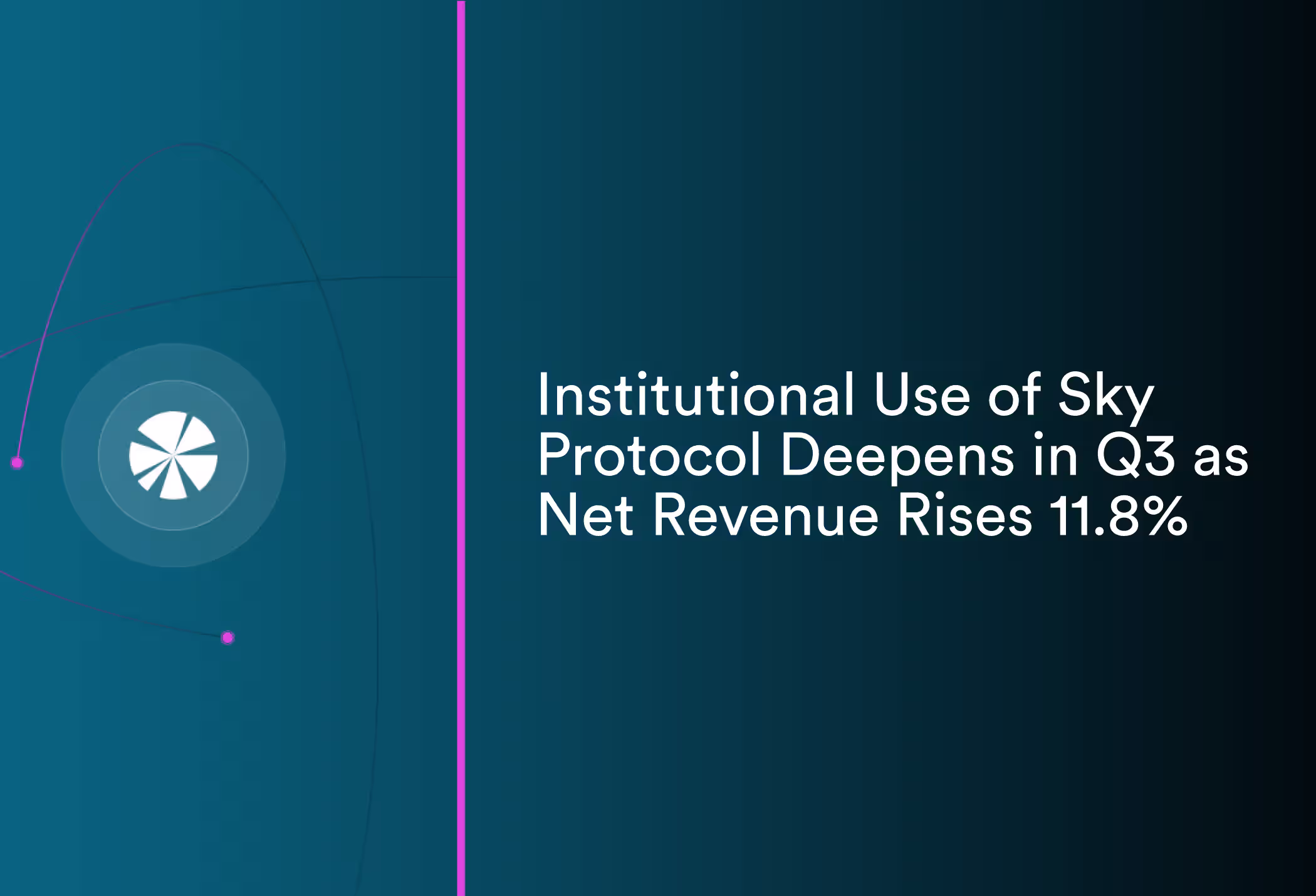 Institutional Use of Sky Protocol Deepens in Q3 as Net Revenue Rises 11.8%