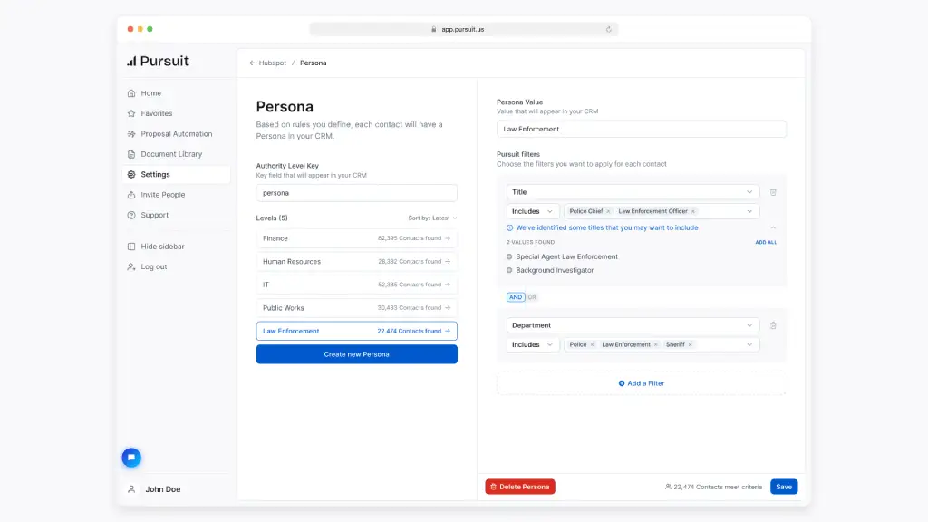 Frame of the CRM Integration video of Pursuit's Winter 2024 Release
