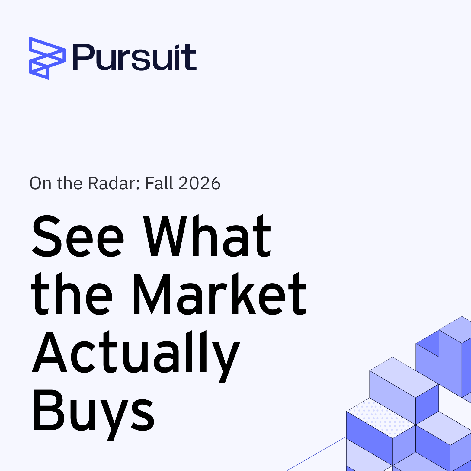 See What the Market Actually Buys