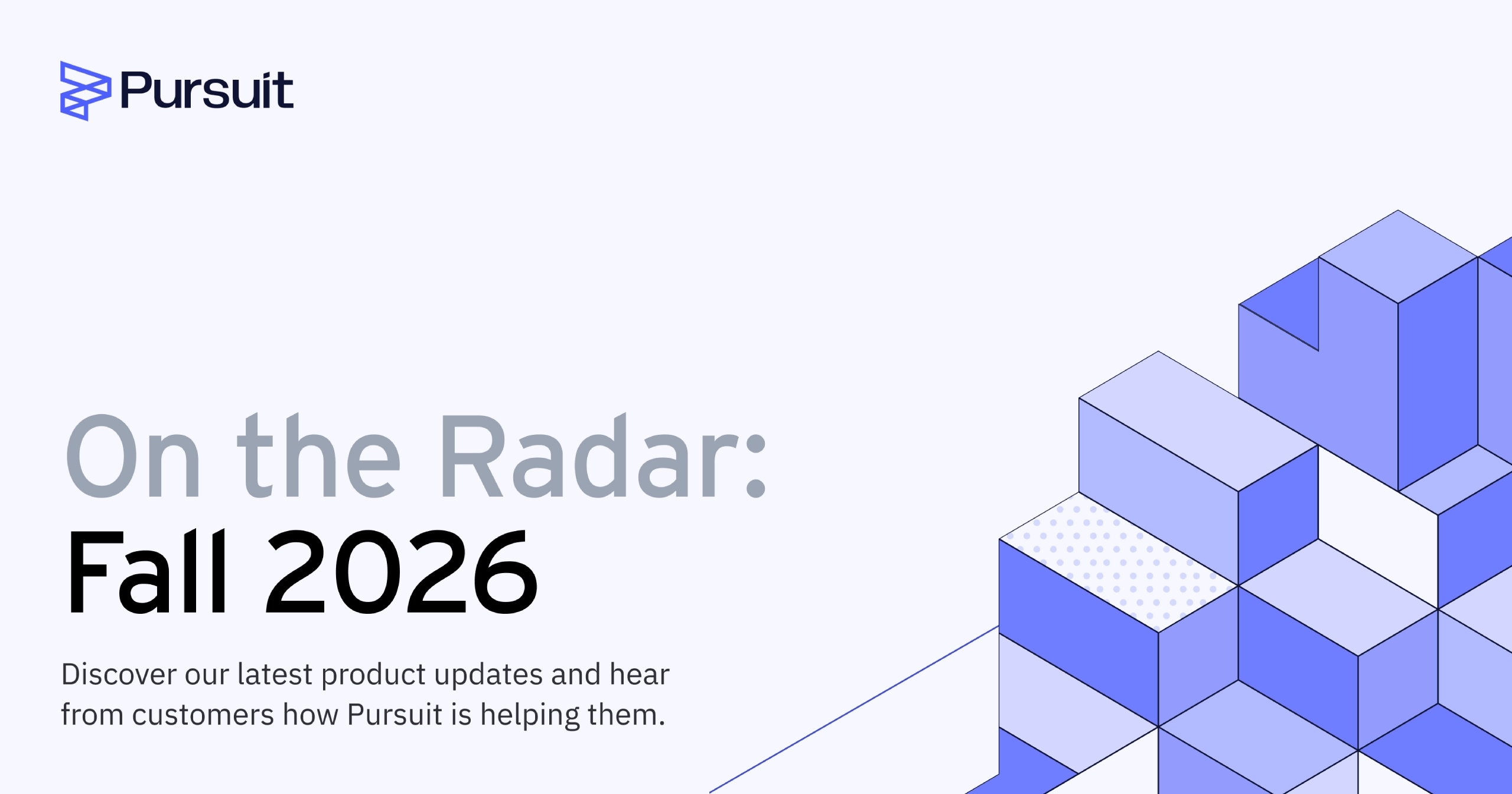 On the Radar: Fall 2026 Release