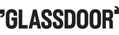 Glassdoor wordmark logo in black text.