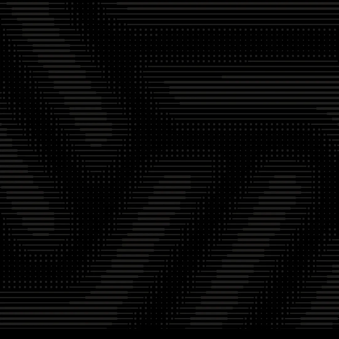 Abstract black background with dark gray diagonal stripes and small dotted patterns.