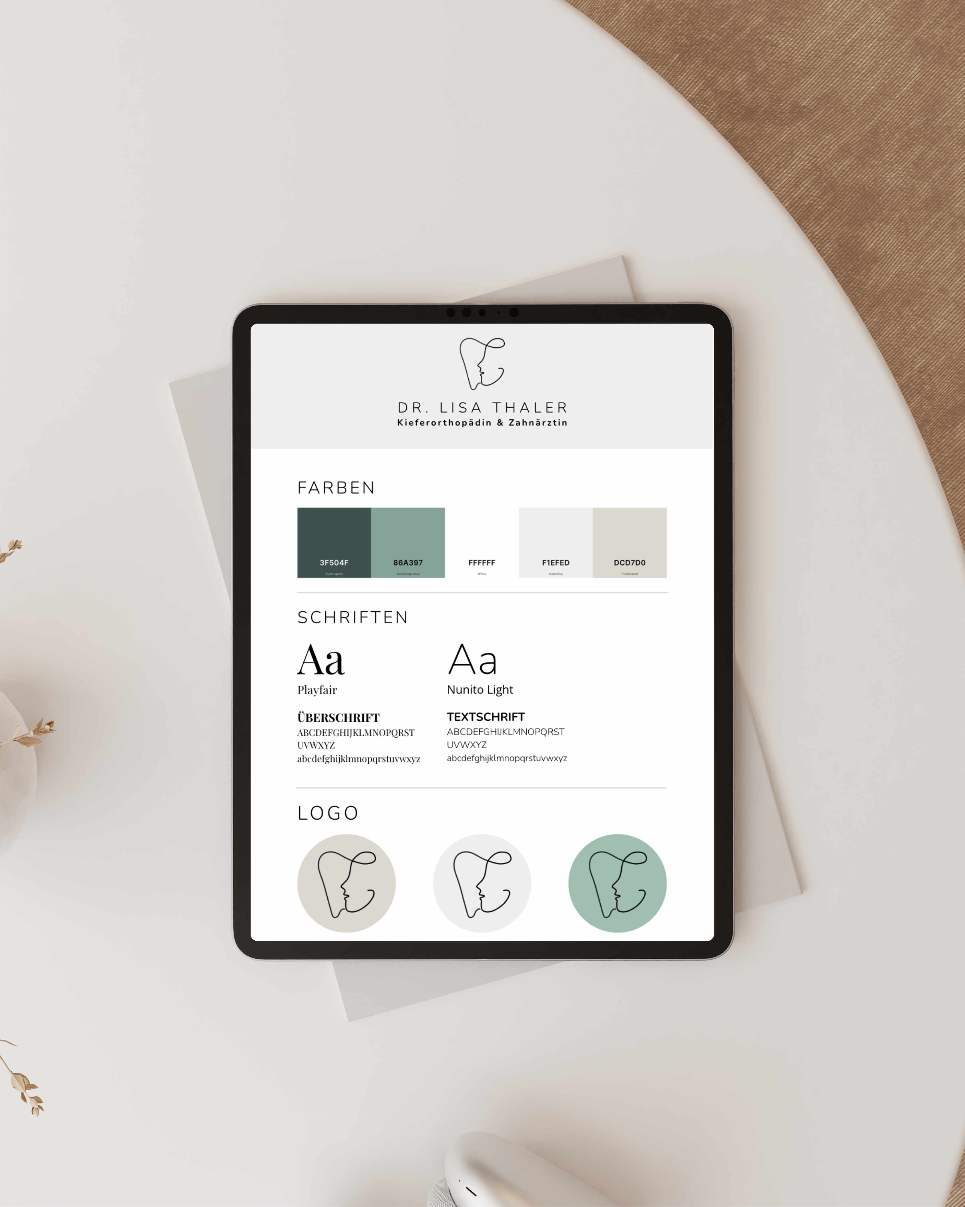 Markenidentität, Farben, Schriften & Logo Arztpraxis