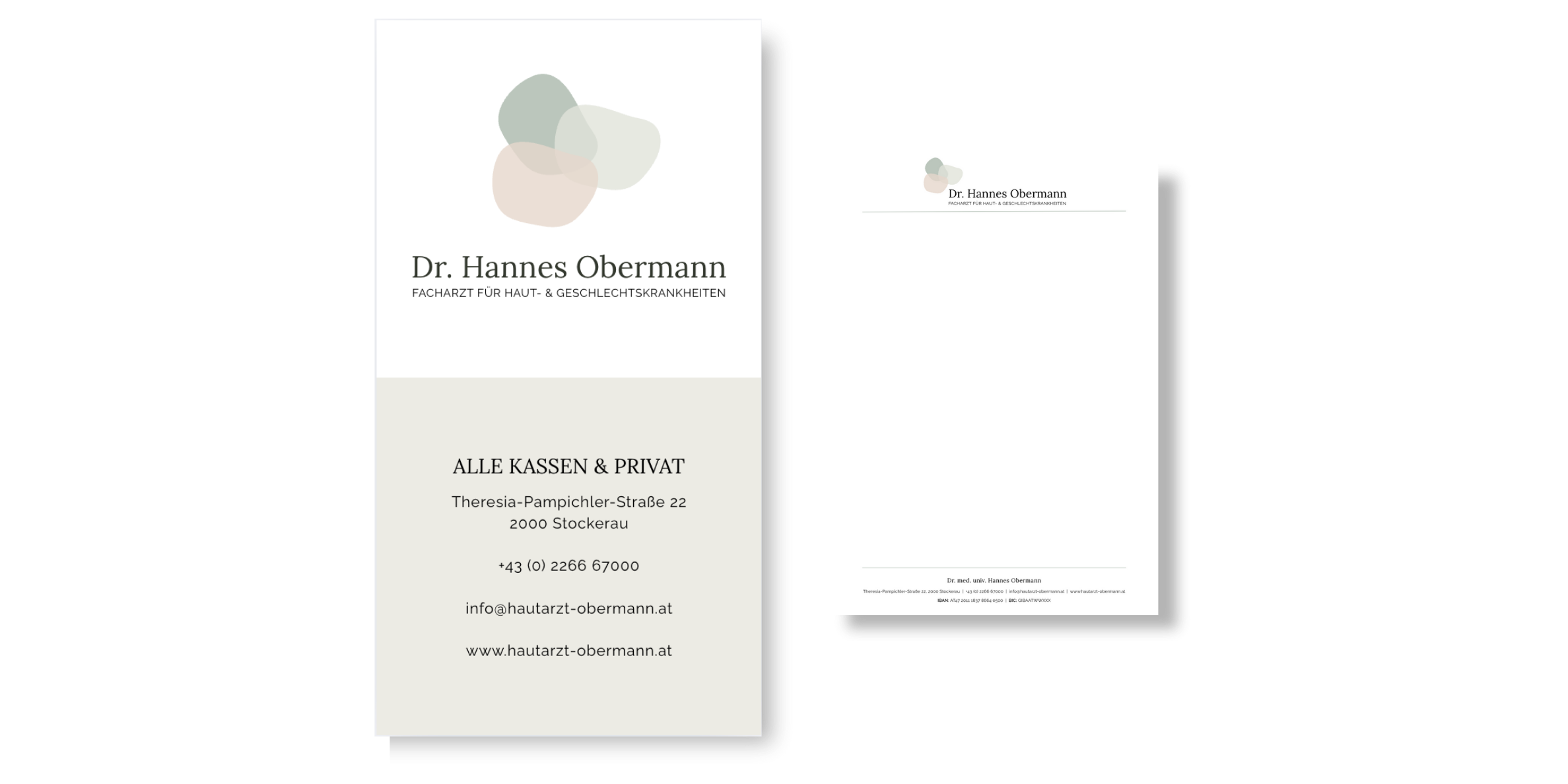 Werbematerialien Dr. Hannes Obermann