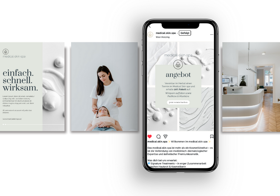 Social Media Account von Medical Skin Spa